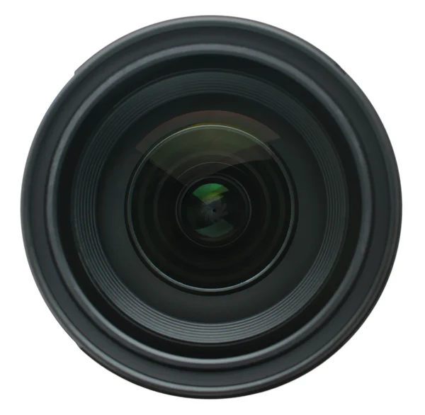 Camera lens isolated on white — Stock Photo, Image