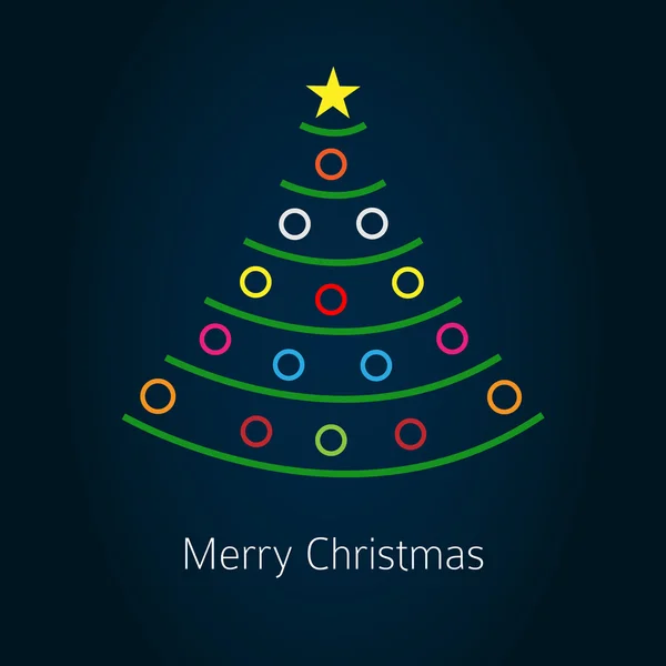 Vektör Noel ağacı