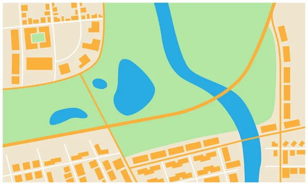 soyut şehir haritası