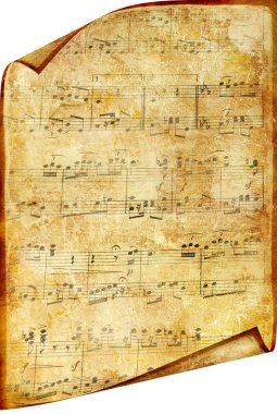 Müzik notaları arkaplanı