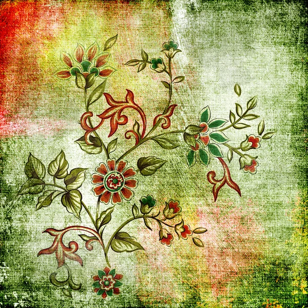 Древний цветочный фон Лицензионные Стоковые Фото