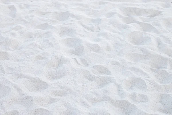 Měkký Bílý Písek Pláži — Stock fotografie