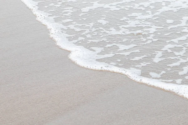 Měkké Vlny Krásné Pláži Večer — Stock fotografie