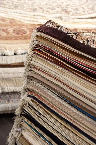 Interior de la tienda de alfombras — Foto de Stock