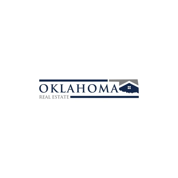 Real Estate Oklahoma Logo —  Vetores de Stock