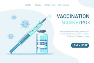 Monkey virus vaccination background
