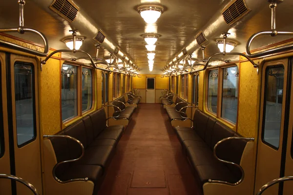 Metrotrain 1939 Ano Produção Exposição Honra Aniversário Metro Moscovo 2018 — Fotografia de Stock