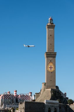 Cenova uçak uçan ile sembolü