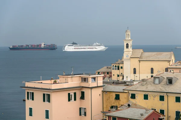 Church of St. Anthony of Boccadasse, Italy - Genoa — Stock Photo, Image