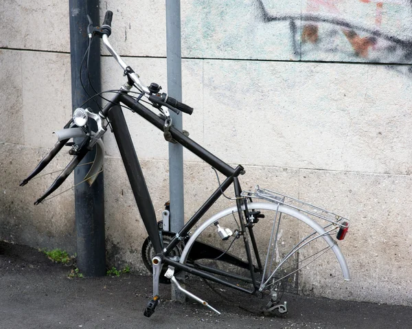 Teildiebstahl am Fahrrad — Stockfoto