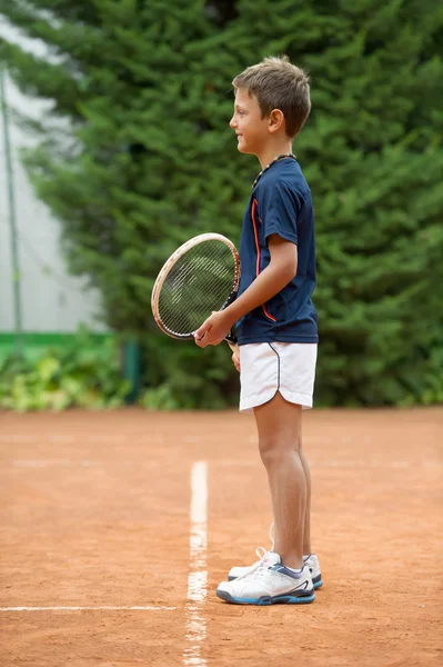 Escuela de tenis indoor —  Fotos de Stock