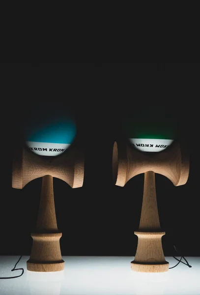 Cdmx Мехіко Березень 2022Kendama Традиційна Японська Іграшка Навичок Складається Ручки — стокове фото