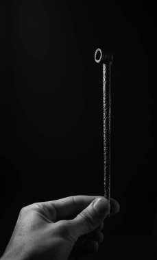 Makro, bir Fas Haşhaş piposunun yakın çekimi  