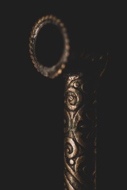 Makro, bir Fas Haşhaş piposunun yakın çekimi  