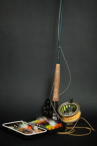 Fly rod and reels — Stock Photo, Image