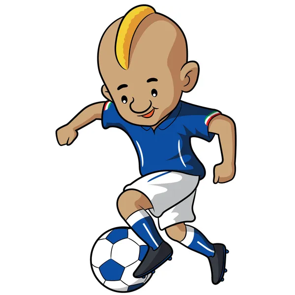 Dibujos animados para niños de fútbol — Archivo Imágenes Vectoriales