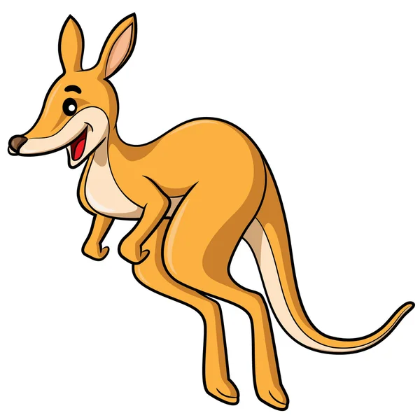 Kangourou dessin animé — Image vectorielle