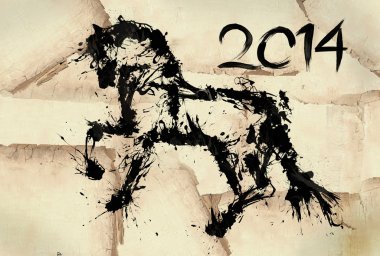 Yılın atı beraberlik 2014 siyah mürekkep