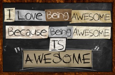 awesome olmayı seviyorum.
