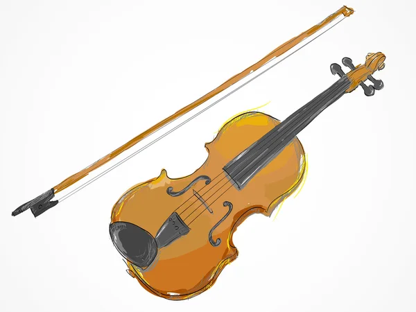 Violino — Vettoriale Stock