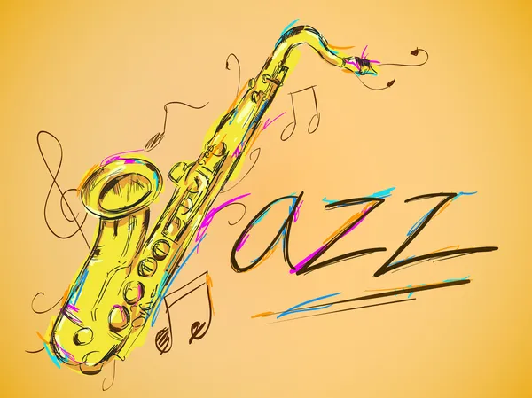 Jazz. — Vetor de Stock