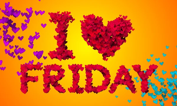 I love Friday — Stock Photo, Image