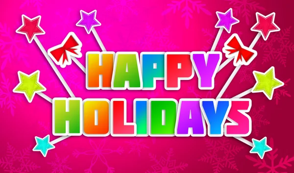Happy Holidays Greeting Card — Stock Photo, Image