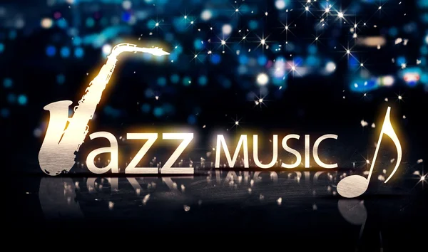 Música jazz — Fotografia de Stock