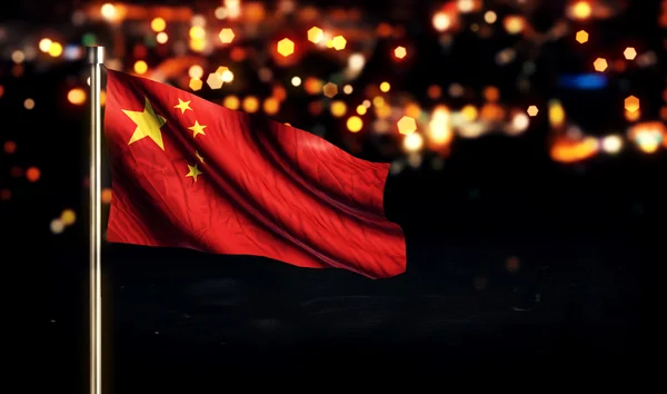 Čína státní vlajka — Stock fotografie