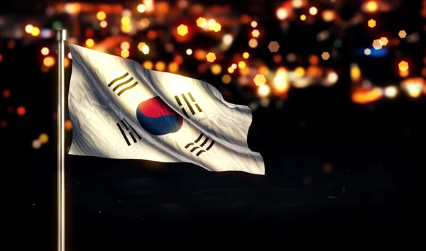 Bandeira coreana — Fotografia de Stock