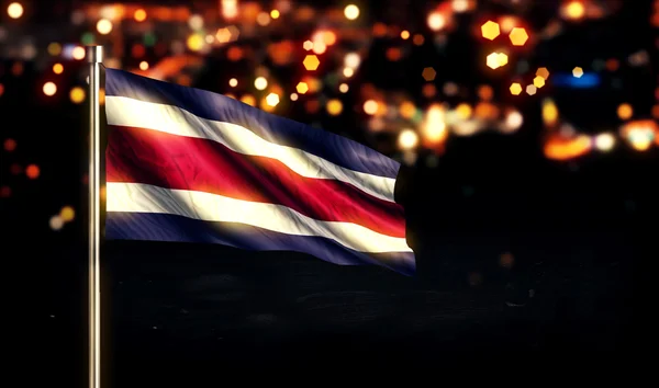 Costa Rica National Flag — Stock Photo, Image