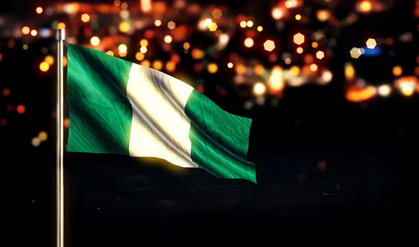 Bandeira Nacional da Nigéria — Fotografia de Stock