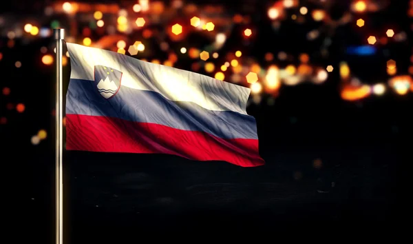Bandeira nacional da Eslovénia — Fotografia de Stock