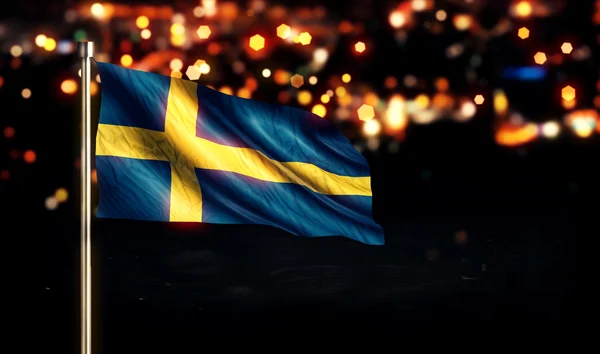 Švédsko národní vlajka — Stock fotografie