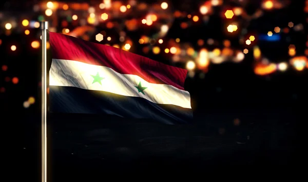 Національний прапор Сирії — стокове фото