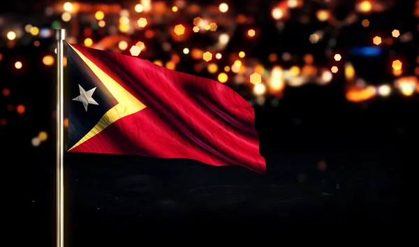 Timor leste nationale Flagge — Stockfoto