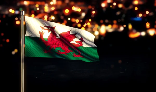 Nationale vlag van Wales — Stockfoto