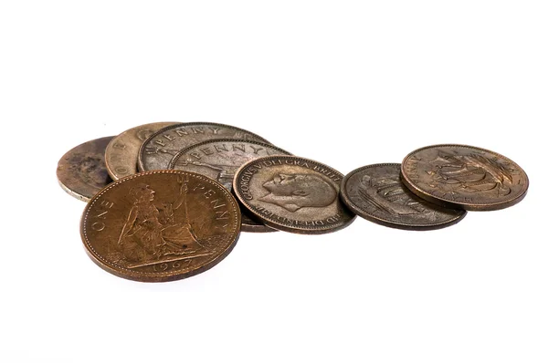 Handful of coins — Stock Photo, Image