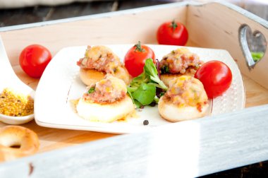 simit ile kıyılmış