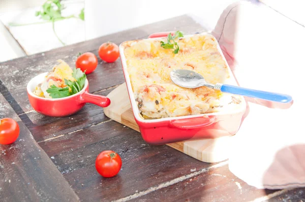 Casserole, lasagna — Stock Photo, Image