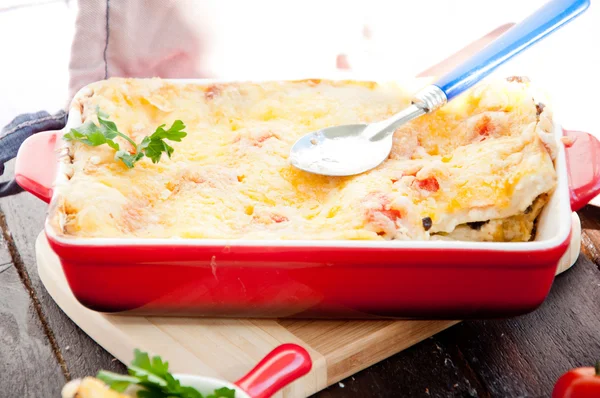 Casserole, lasagna — Stock Photo, Image