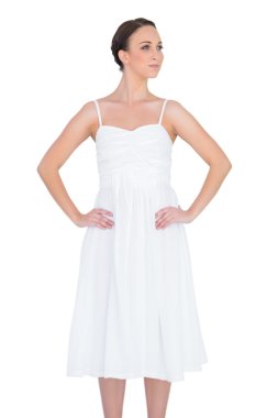 düşünceli genç model poz