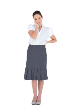 düşünme muhteşem işkadını poz