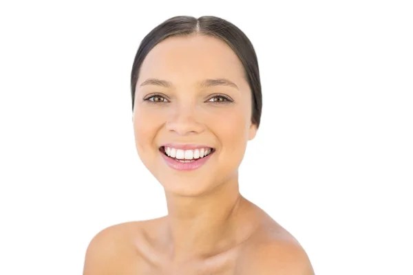 Happy woman smiling at camera — Stock Photo, Image
