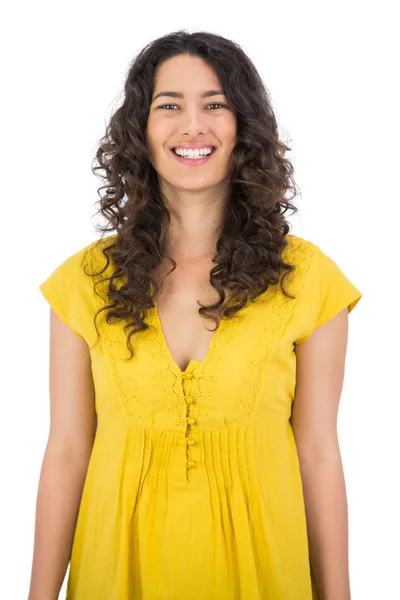 Cheerful casual young woman posing — Stock Photo, Image