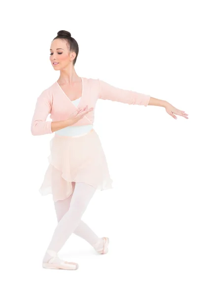 Peaceful attractive ballerina posing — Stock Photo, Image