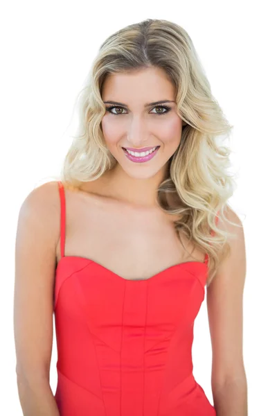 Gorgeous smiling blonde model — Stock Photo, Image