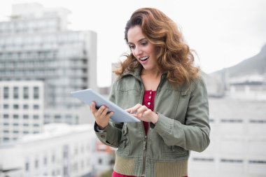 esmer Kış moda tablet kullanma
