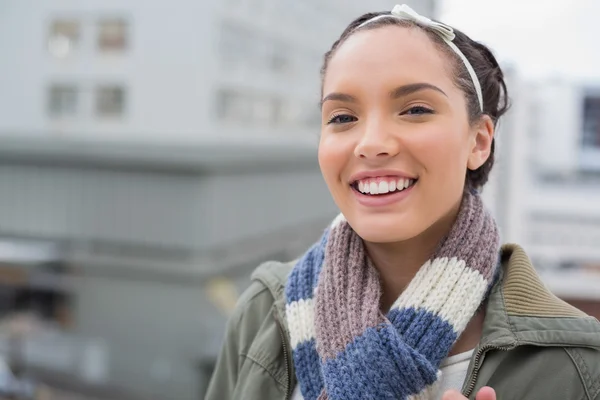 Ritratto di donna sorridente — Foto Stock