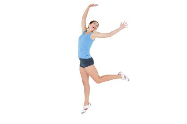 etkin bir sportif kadının tam uzunlukta